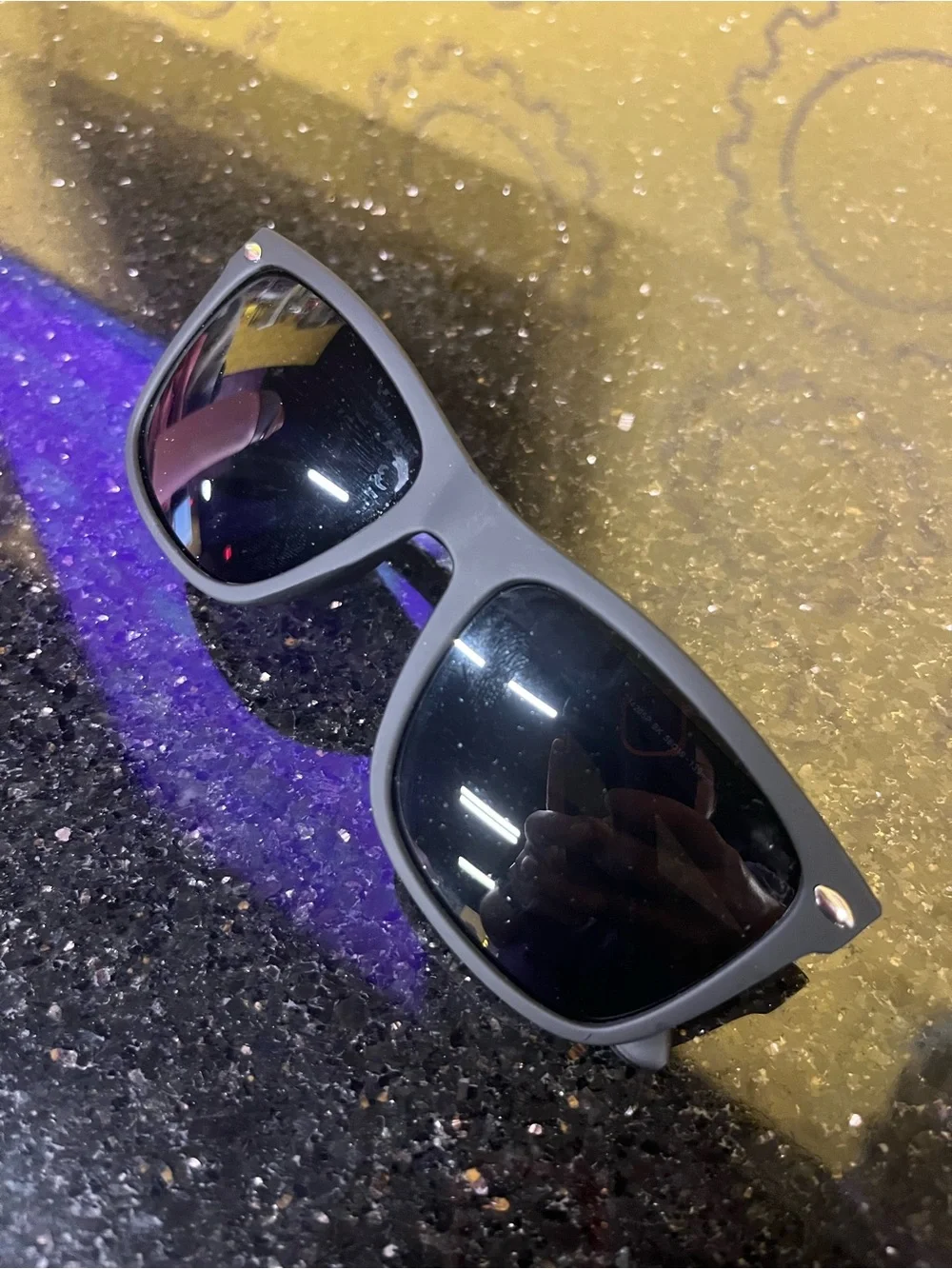 Eddie Bauer Matte Black Men's Sunglasses with Subtle Logo